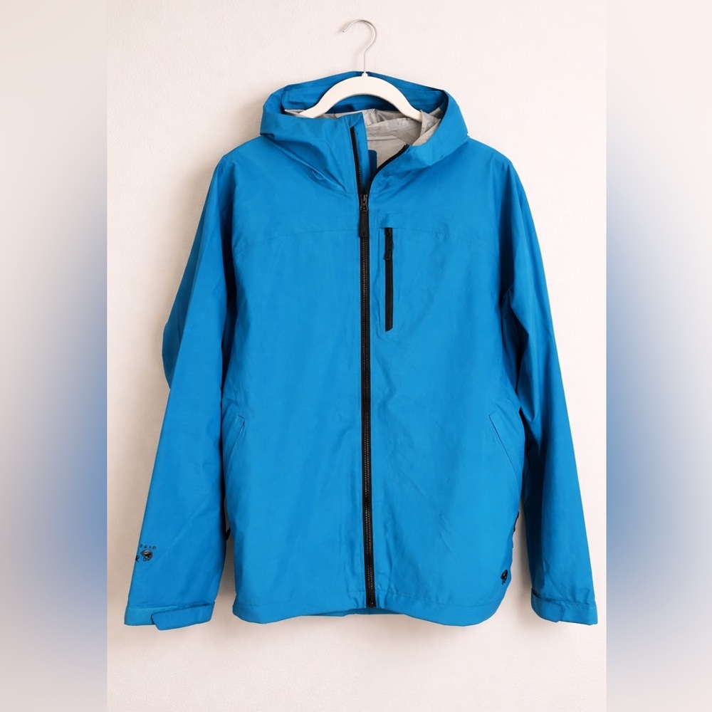 Mountain Hardwear Teal Blue Rain Jacket Women’s Medium